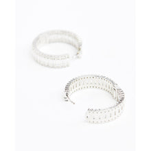 Load image into Gallery viewer, Multi Row 25mm Hoop Earrings
