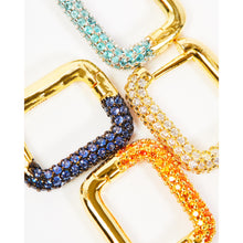 Load image into Gallery viewer, Single Gold Geometric Rectangle Earring in Small