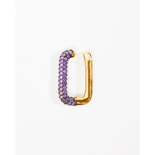 Load image into Gallery viewer, Single Gold Geometric Rectangle Earring in Small Cuff