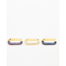 Load image into Gallery viewer, Single Gold Geometric Rectangle Earring in Small Cuff