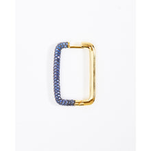 Load image into Gallery viewer, Single Gold Geometric Rectangle Earring in Medium