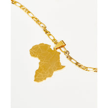 Load image into Gallery viewer, Africa Map Pendant Chain Necklace