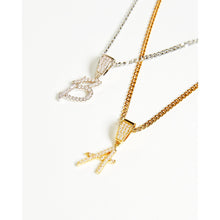 Load image into Gallery viewer, Initial Letter Pendant on Chain Necklace