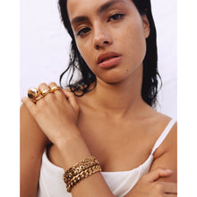 Load image into Gallery viewer, Gold Circular Jumbo Ring