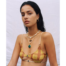 Load image into Gallery viewer, Buddha Agate Pendant on Tennis Chain Necklace
