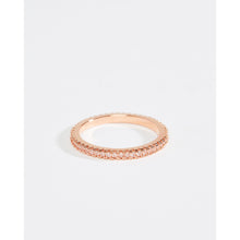 Load image into Gallery viewer, Fine Eternity Band Ring in Rose Gold
