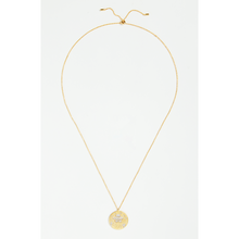 Load image into Gallery viewer, Planet Saturn Space Ship Coin Pendant Necklace