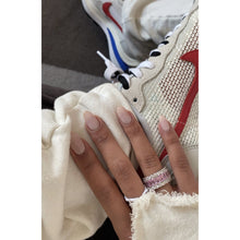 Load image into Gallery viewer, Multi-row Cubic Zirconia Pink Eternity Band Ring