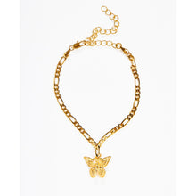 Load image into Gallery viewer, Gold Butterfly Charm Anklet
