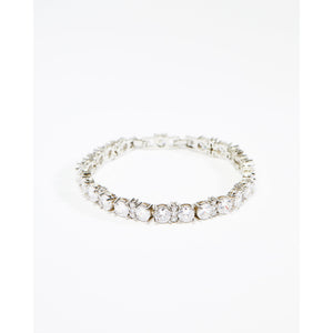 Cluster Tennis Bracelet