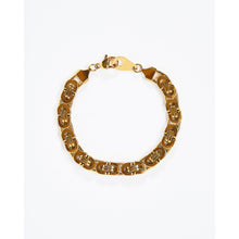 Load image into Gallery viewer, Gold Byzantine 8mm Large Link Bracelet
