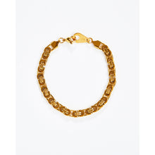 Load image into Gallery viewer, Gold Byzantine 6mm Medium Link Bracelet
