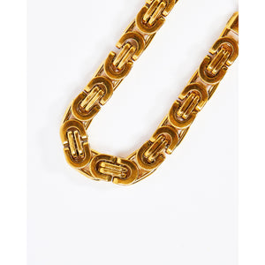 Gold Byzantine 6mm Medium Link Bracelet