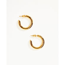 Load image into Gallery viewer, Gold Small 28mm Hoop Earrings
