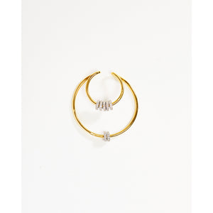 Gold Hoop Cuff Earring