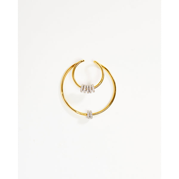 Gold Hoop Cuff Earring