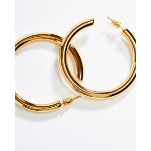 Big Tube 45mm Hoop Earrings