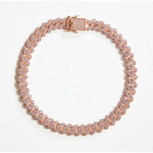 Pink Cuban 15mm Chain Necklace