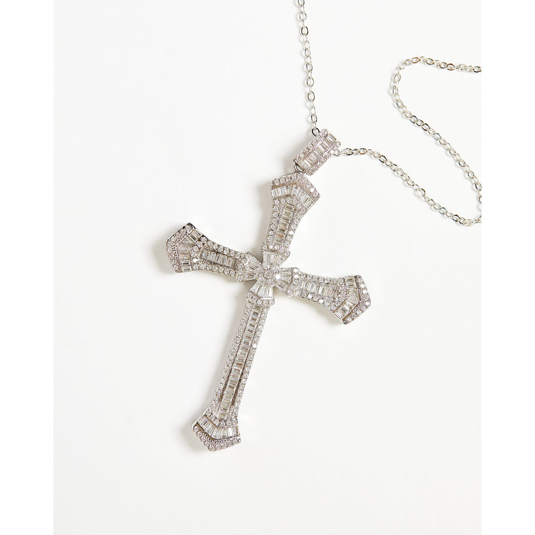 Crucifix 2.0 Cross Pendant Chain Necklace