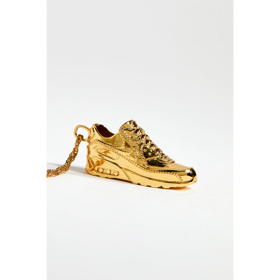 Air Force 1 Pendant Necklace in Gold