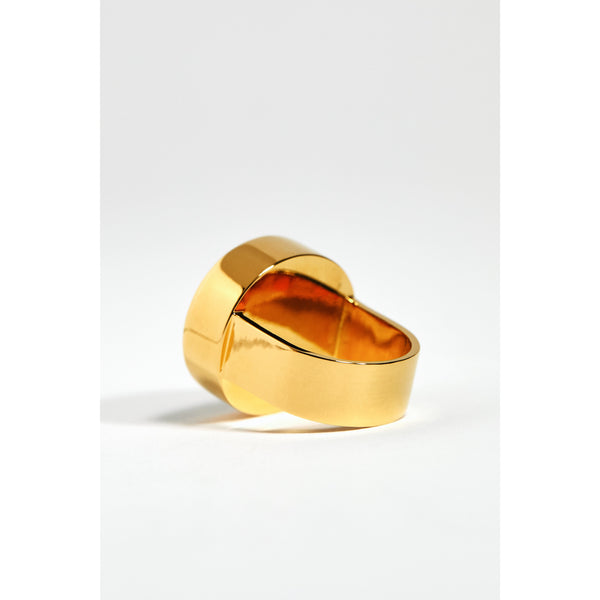 Gold Circular Jumbo Ring