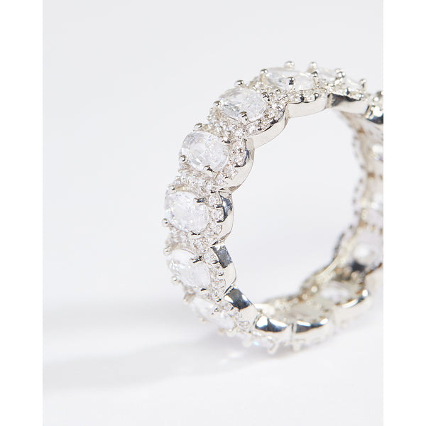 Micro Paved Eternity Band Ring