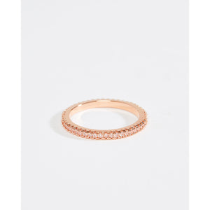 Fine Eternity Band Ring in Rose Gold