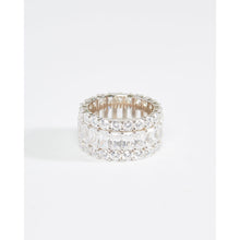 Load image into Gallery viewer, Multi-row Cubic Zirconia Eternity Band Ring
