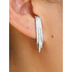 3 Line Ear Huggie Earrings