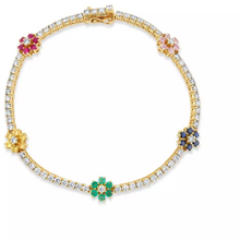 Load image into Gallery viewer, Daisy Tennis Bracelet
